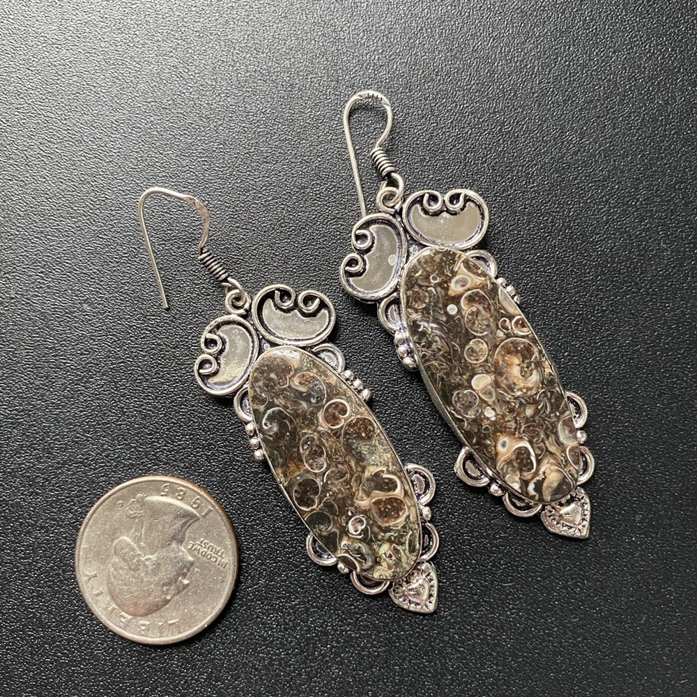 Stone earrings - Picture 6 of 6